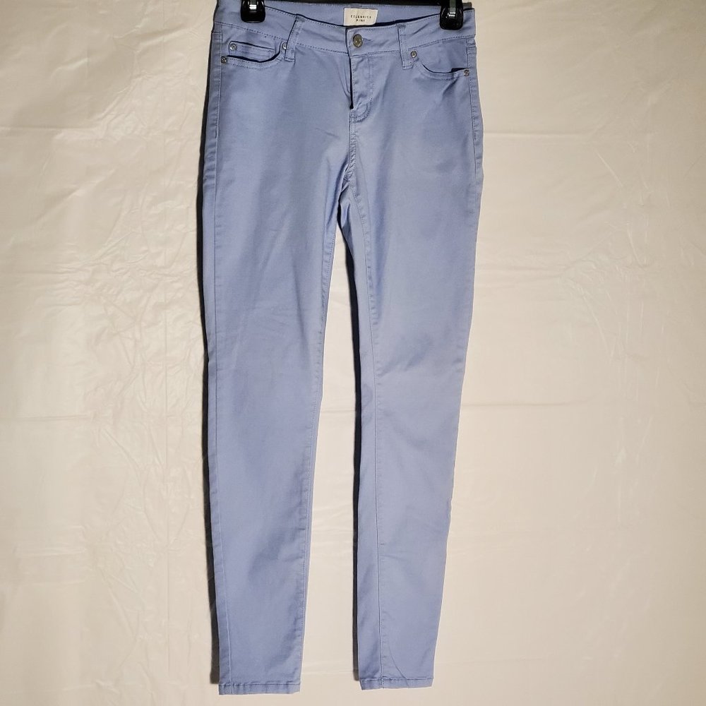 CELEBRITY PINK LIGHT BLUE SKINNY JEANS